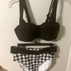 GABIFRESH 2piece black Swimsuit from Swimsuits For All